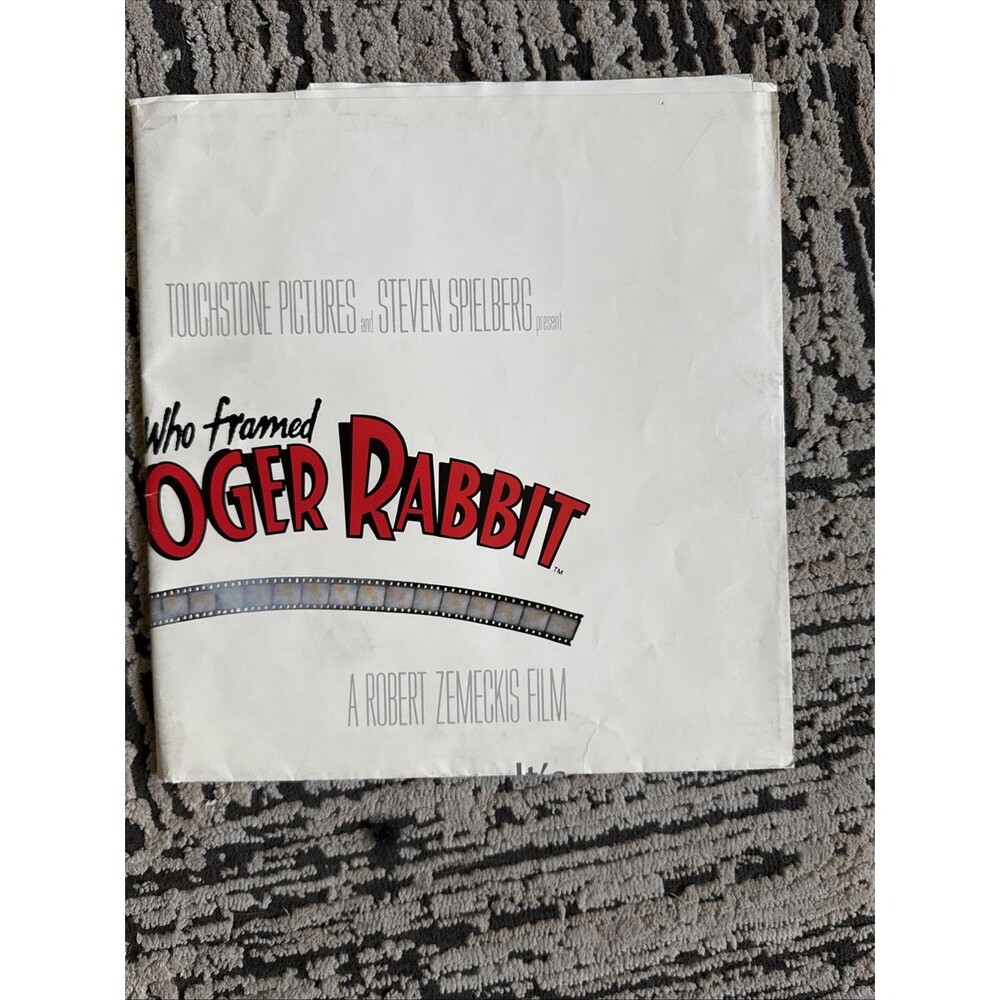 WHO FRAMED ROGER RABBIT MOVIE POSTER Original SS 27x40 DISNEY ANIMATION 1988 - Picture 15 of 15